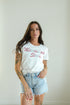 Mississippi State Brodny Beaded Cuffed Tee